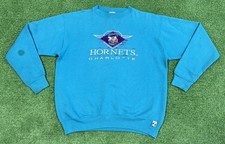Vintage Charlotte Hornets NBA Basketball Crewneck Sweatshirt Logo 7 Size Medium