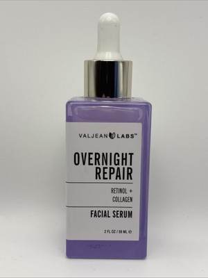 VALJEAN LABS - OVERNIGHT REPAIR Facial Serum With Retinol + Collagen - 2 oz