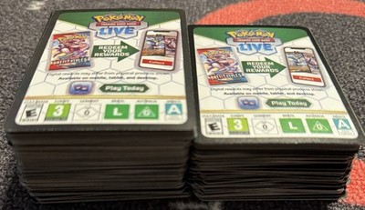 Pokémon Online TCG Code Cards 100 + Crown Zenith, 70 + SWSH Era & Some Extras
