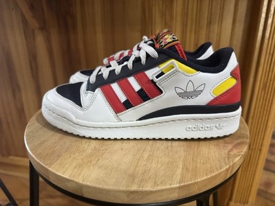Size M6 - Adidas Forum Low Legend Ink Red 2021 (Worn/Used)
