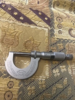 Moore & Wright No. 961 Mikrometer Messgerät Sheffield England Vintage Präzisionswerkzeug