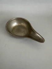 Vintage Williamsburg Stieff Pewter Pipe Rest, Spoon Rest, Pap Boat  ~ CW64 6