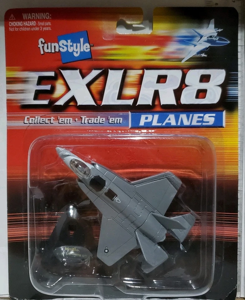 Aviones Maisto Funstyle EXLR8 2006 F-35B Lightning II, versión muy buena versión nueva en paquete  Foto 2 de 4