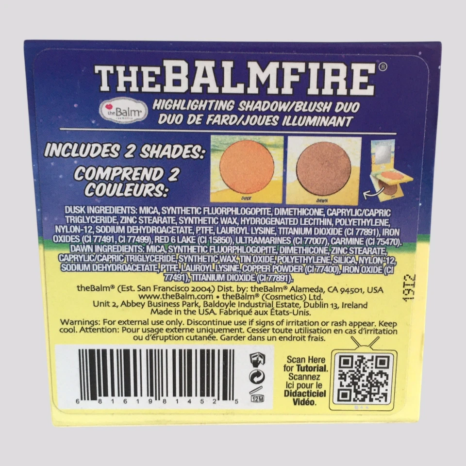 THEBALM - Thebalmfire (Highlighting Shadow/Blush Duo) - # Night Owl 10g/0.35oz - Image 4 of 4