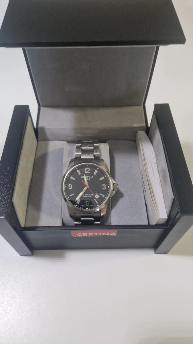 Scatola Porta Orologio Certina DS - Vuota, Per Vendita O Esposizione, Senza Orologio