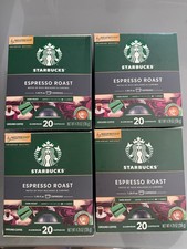 Starbucks Espresso Pods for Nespresso Vertuo, Dark Roast, 80-ct