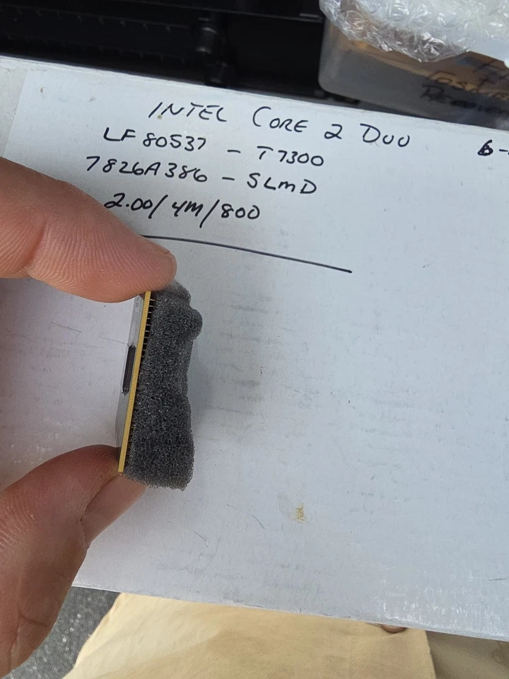 Intel Core 2 Duo T7250 SLA49 2.0GHz Dual-Core CPU LF80537T7250 2M NOS - Image 3 of 4