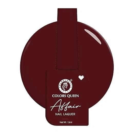 Colors Queen Affair Nail Polish - 18 - Scarlet's Secret, 13ml | Rich Pigmentatio