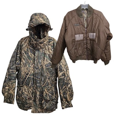 Columbia Mens M Camo Hunting Jacket Shadow Grass Mossy Oak - Main Image
