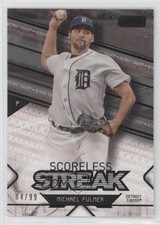 2017 Topps Stadium Club Scoreless Streak Black 4/99 Michael Fulmer #SS-MF 6yf