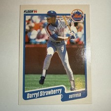 1990 Fleer - Darryl Strawberry #217