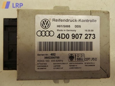 Audi A8 D2 4D original Steuergerät Reifendruckkontrolle 4D0907273 BJ2000