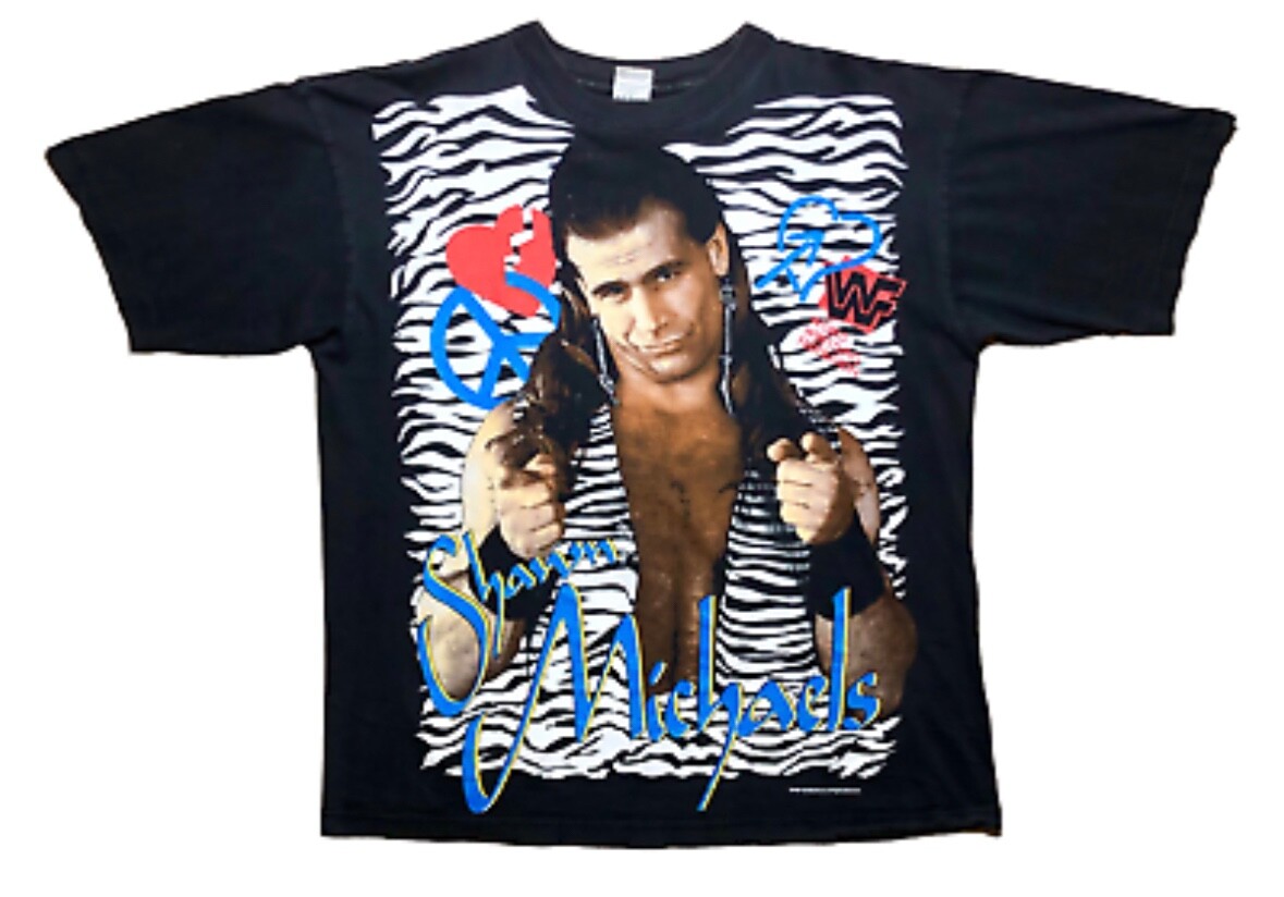 Vintage 1995 WWF Shawn Michaels Heartbreak Kid Zebra HBK Vintage 1995 WWF Shawn Michaels Heartbreak Kid Zebra HBK
