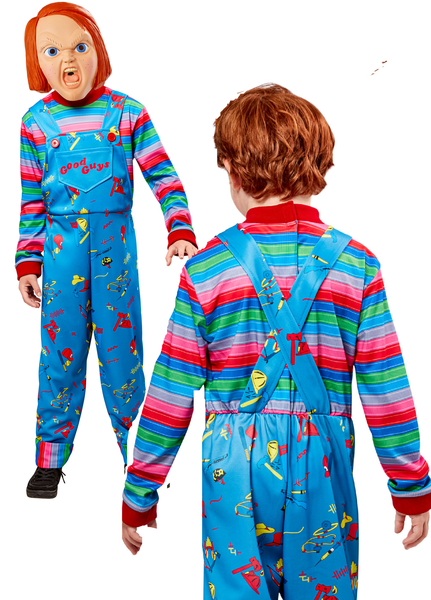 Rubies Chucky KinderkostüM Mit Maske Halloween Fancy Dress Outfit Kinder Play-image