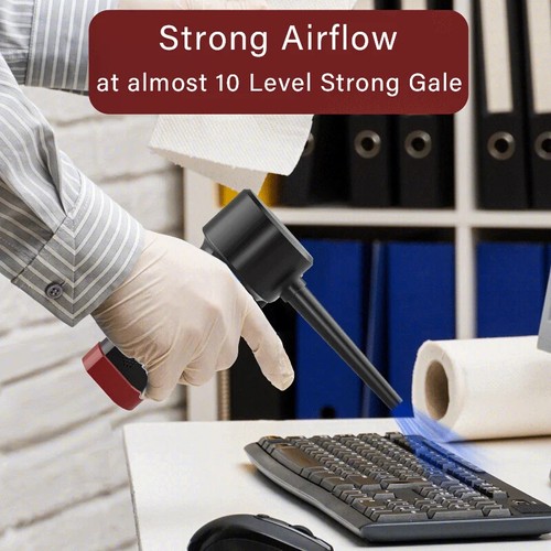 Cordless Air Duster Electric Air Blower Computer Keyboard Cleaning, Handheld New - 第 16/19 張圖片