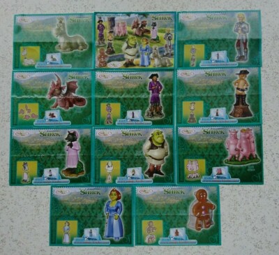 Set BPZ ''Shrek the Third'' 2007 all 10 different Western Europe