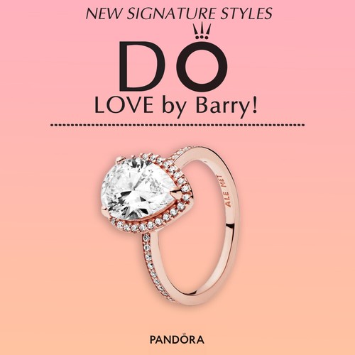 Gold Sparkling Teardrop Halo Ring 