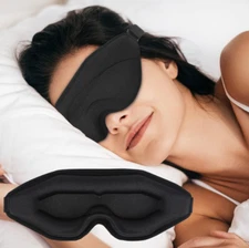 3D Sleep Mask For Men & Women Eye Mask For Sleeping Blindfold Travel Accessories