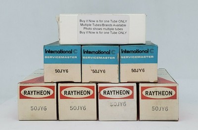 50JY6 Tube Raytheon Brand Tube NOS