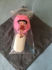 Betty Boop Travel Makeup Bag With Soap, Scrunchie, Toothbrush Set Pink Colour