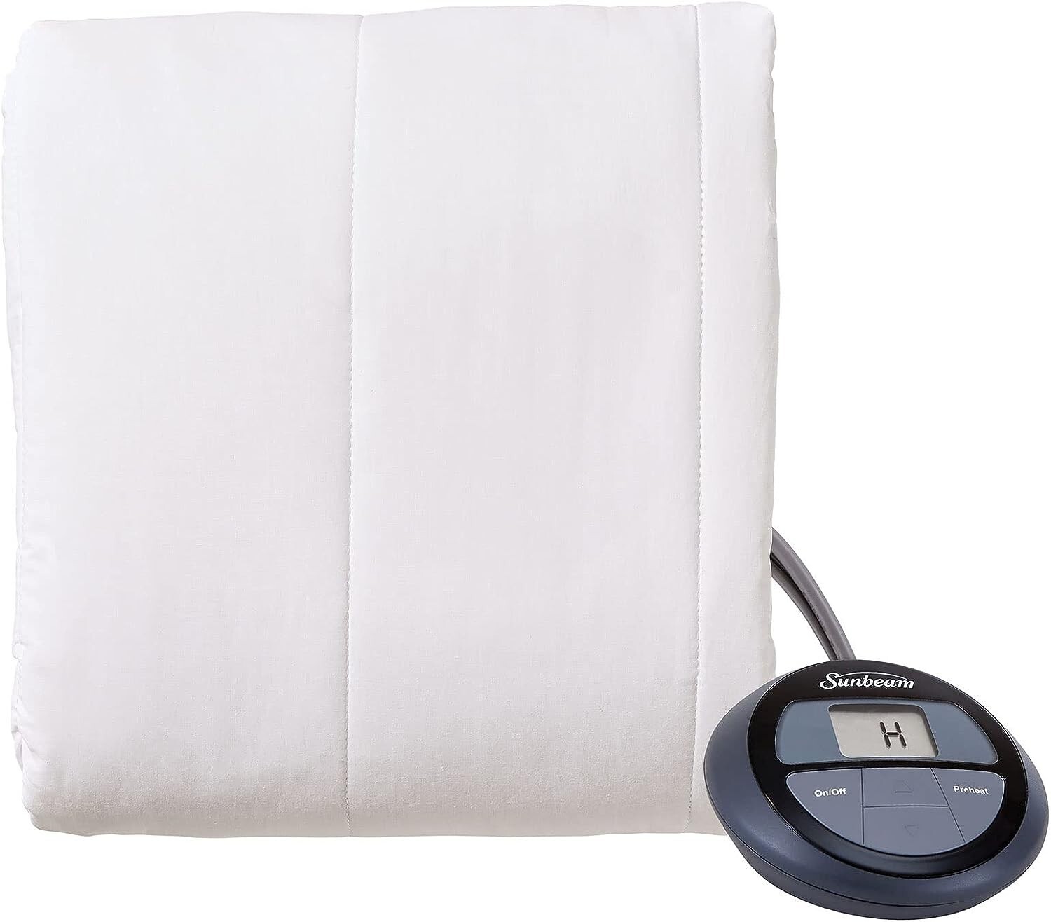 Sunbeam Electric Heated Quilted Mattress Pad, 10 Heat Settings, Queen | eBay