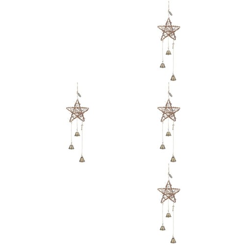 Set of 4 Witch Bells Protection Witches for Uk Vintage Home Decor