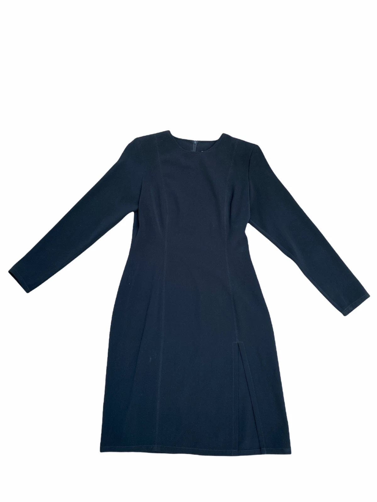 SAINT LAURENT (YSL) Abito nero Yves Saint Laurent con spalle imbottite taglia 40 US 6 S