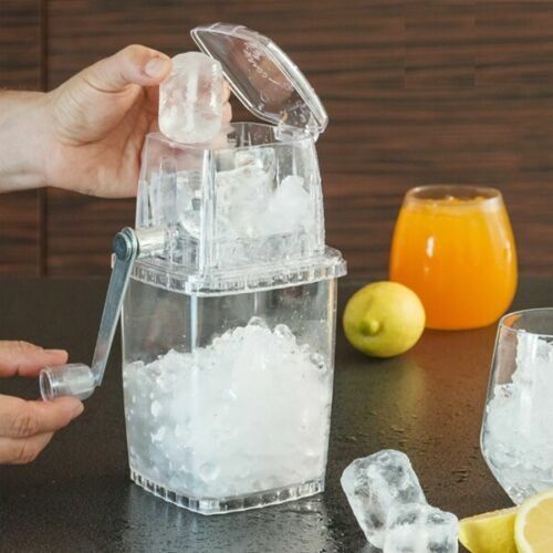 Ice Crusher Manuale Design Retro: Macchina Ghiaccio Tritato Acciaio