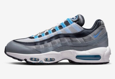 Nike Air Max 95 Cool Grey/University Blue New Sneakers Size 13