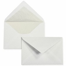 25x Blasetti Umschlag, Briefumschl&auml;ge, Kuverts 9x14cm gummiert wei&szlig;