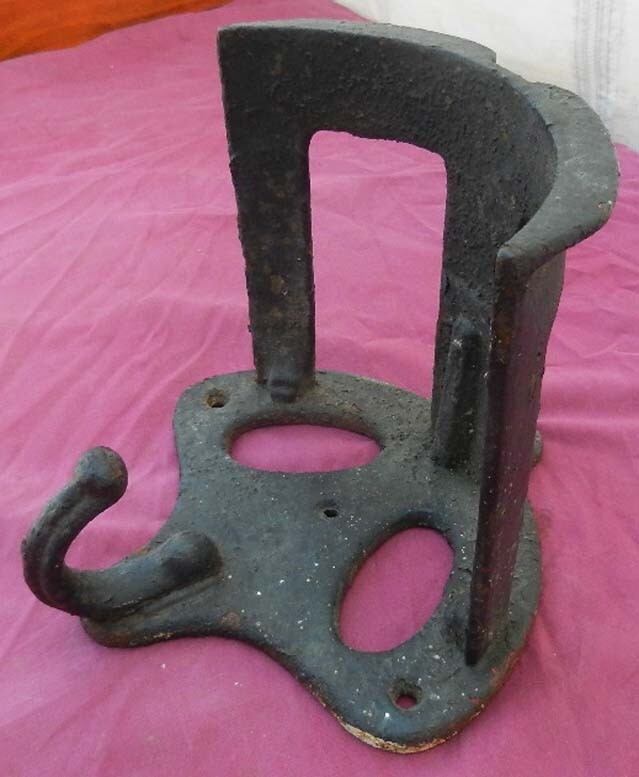 Crusty Old Antique Cast Iron Horse Tack Barn Hook eBay