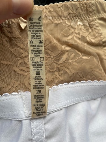 Rhonda Shear 3Pk Classic Pin Up Boyshort Panty Size XL Black White Beige Lounge - Picture 7 of 9