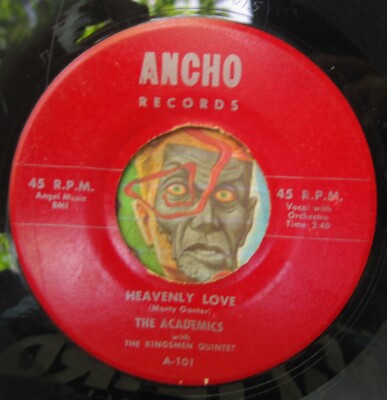 HEAR Academics 45 Heavenly Love / Too Good To Be True ANCHO R&B doo wop