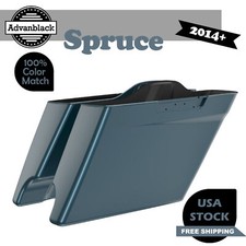 Spruce Extended Bags Stretched Saddlebag For Harley Davidson Touring 14+