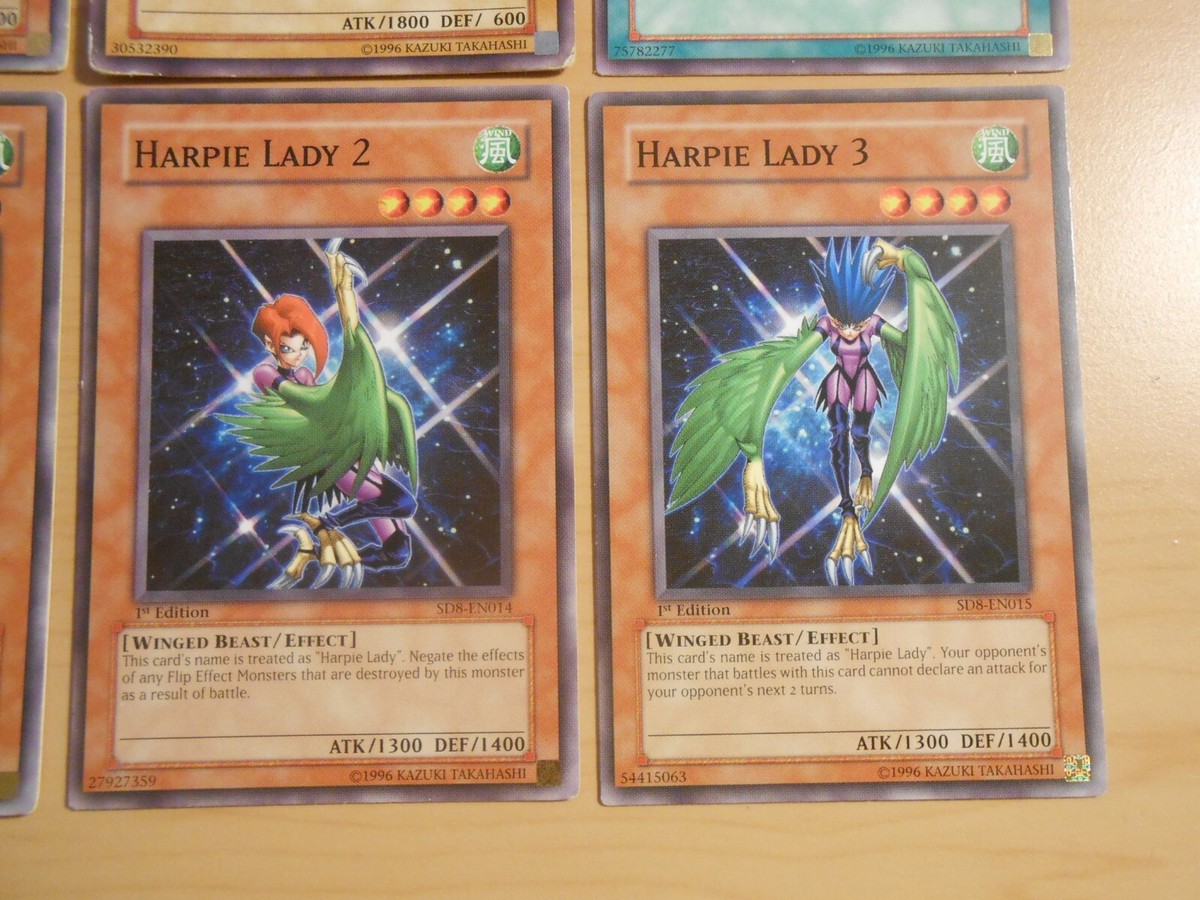 8) Harpie Girl Yugioh Cards Harpy Lady 1 2 3 Hunting Ground 8) Harpie Girl Yugioh Cards Harpy Lady 1 2 3 Hunting Ground