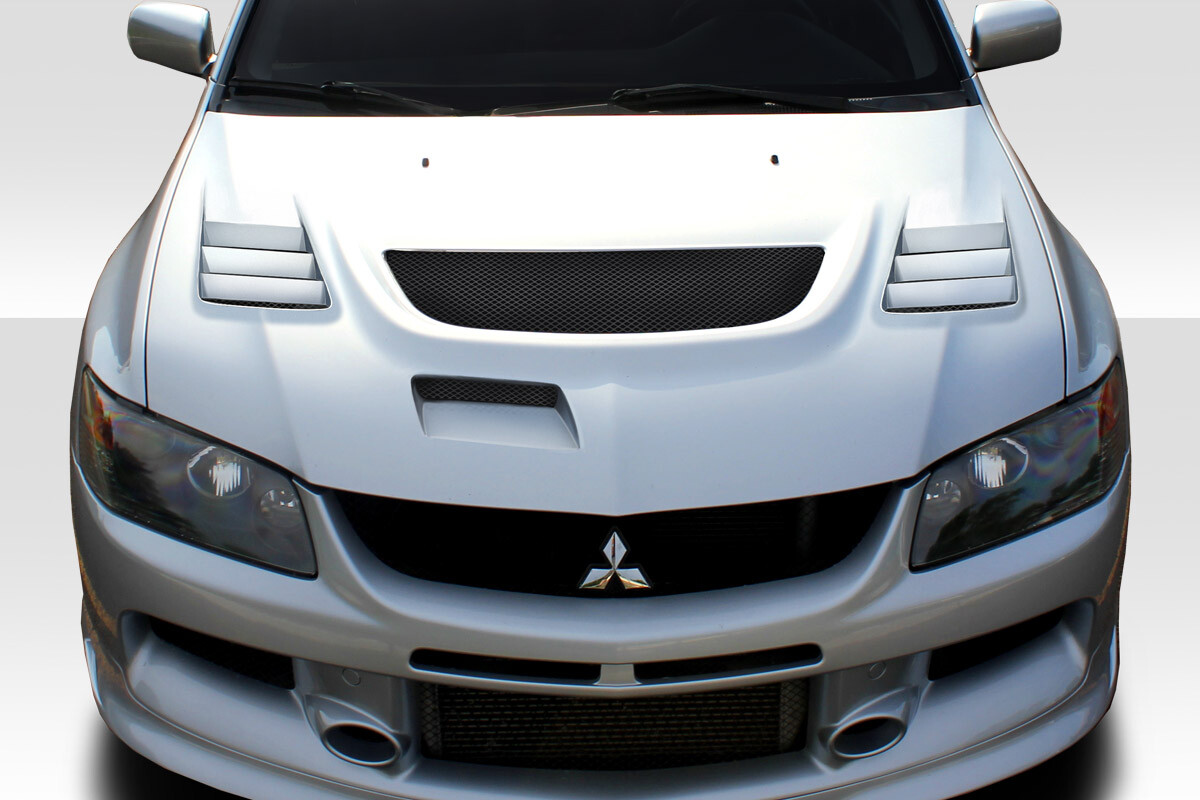 小物 UNCROWD MODEL-LANCER 03-06 Mitsubishi Evolution C-1 Duraflex Body Kit- Hood