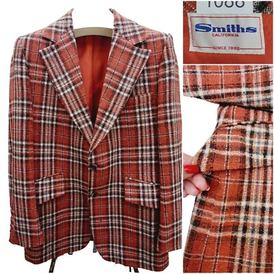 ジャケット・アウター 50s 60s Check pattern full zip jacket ジャケット・アウター 50s 60s Check pattern full zip jacket Vintage