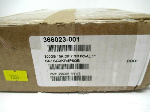 Genuine HP BD30058232 300GB 10000RPM Hard Disk Drive 366023-001 SEALED *NEW* - Picture 5 of 5