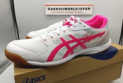 Asics Shoes ATTACK HYPERBEAT 4 White/ Pink Glo 1073A056 101 UNISEX