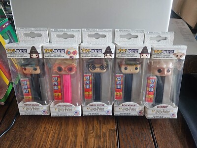 Funko Pop Pez                                 HARRY POTTER   COMPLETE SET OF 5