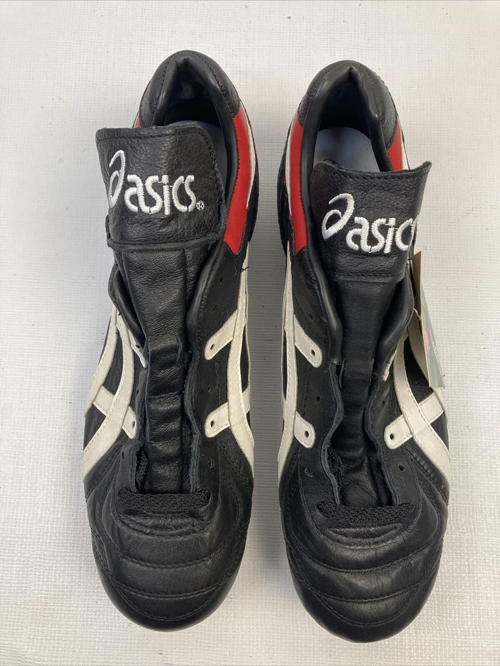Vintage Asics Soccer Football Shoes Cleats Metal Spikes Men's Size 8 New RARE 97 - Image 3 of 4