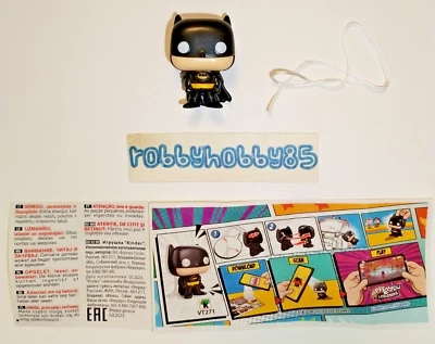 VT271 BATMAN + BPZ KINDER JOY ITALIA 2023 SUPEREROI DC FUNKO POP DC HEROES