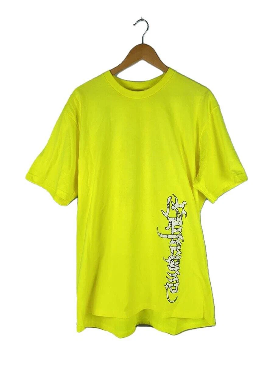 T shirt Supreme manches courtes coupe et couture jaune XL Occasion