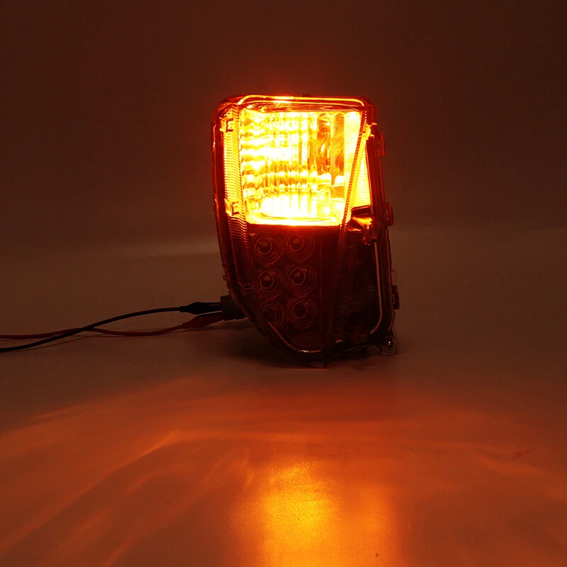 2X LED Driver & Passenger Side Fog Lamp Signal Lights for Toyota Prius 2012-2015 - Image 3 of 4