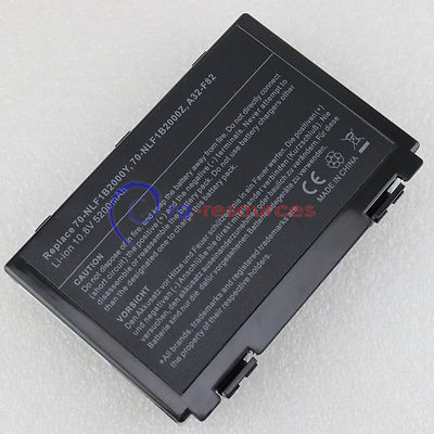 Laptop L0690L6 Battery For ASUS A32-F82 A32-F52 K40IJ K40IN K50 K50AB Notebook
