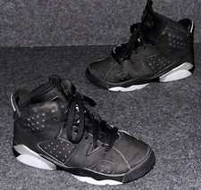 Air Jordan 6 Retro Chrome PS Unisex Shoe Size 11C Black Silver DX6178-001