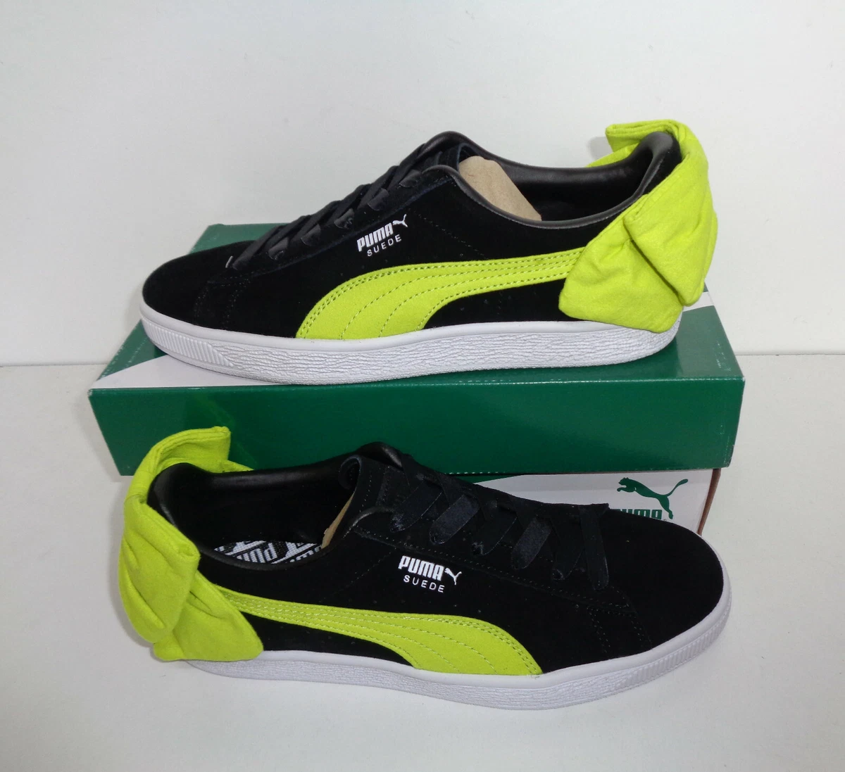 Puma New Ladies Black Suede Classic Casual Womens Trainers Shoes
