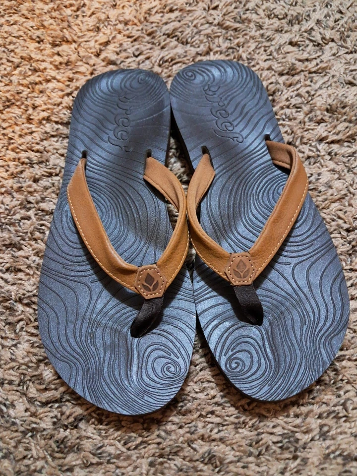 Reef Women's Zen Love Flip Flop Soft Cushion Footbed Size 8. *MEASUREMENTS* - Image 2 of 4