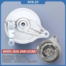 Rear Brake Drum Assy For Coleman CT200U BT200X CT200U-EX 196cc 6.5hp Mini Bike