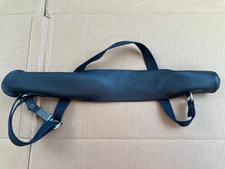 Upshot Archery Quiver Black Leather Right Side Reverse Draw w/ Belt Clip, Strap